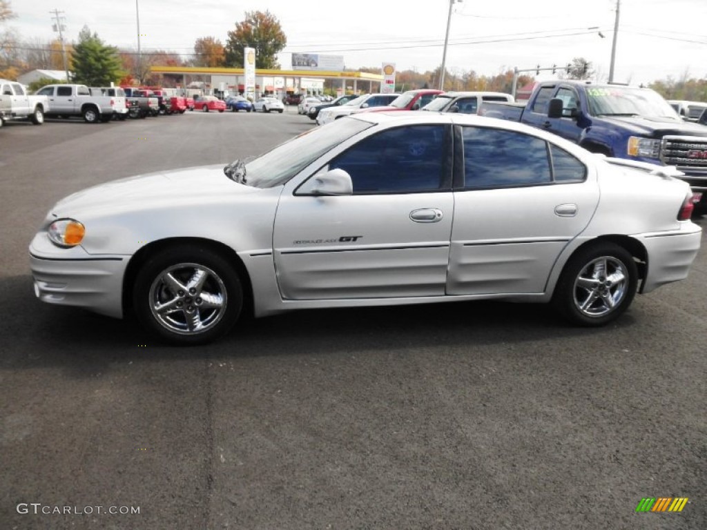 2001 Grand Am GT Sedan - Galaxy Silver Metallic / Dark Pewter photo #4