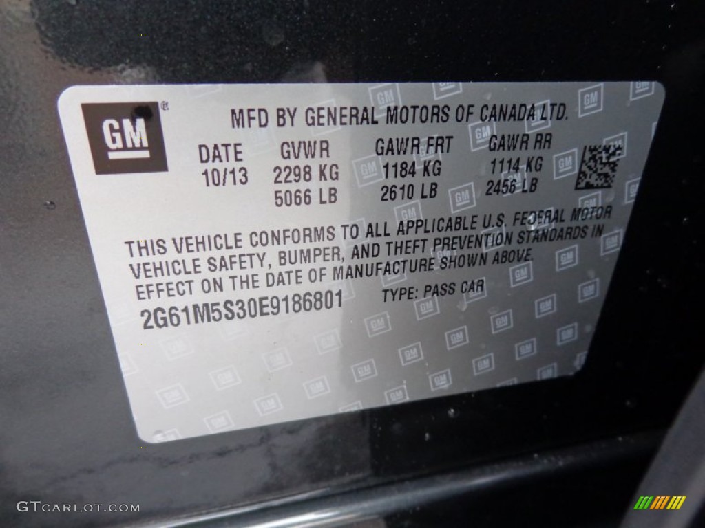 2014 XTS Luxury FWD - Graphite Metallic / Medium Titanium/Jet Black photo #15