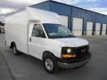 Front 3/4 View of 2014 Savana Cutaway 3500 Commercial Moving Truck