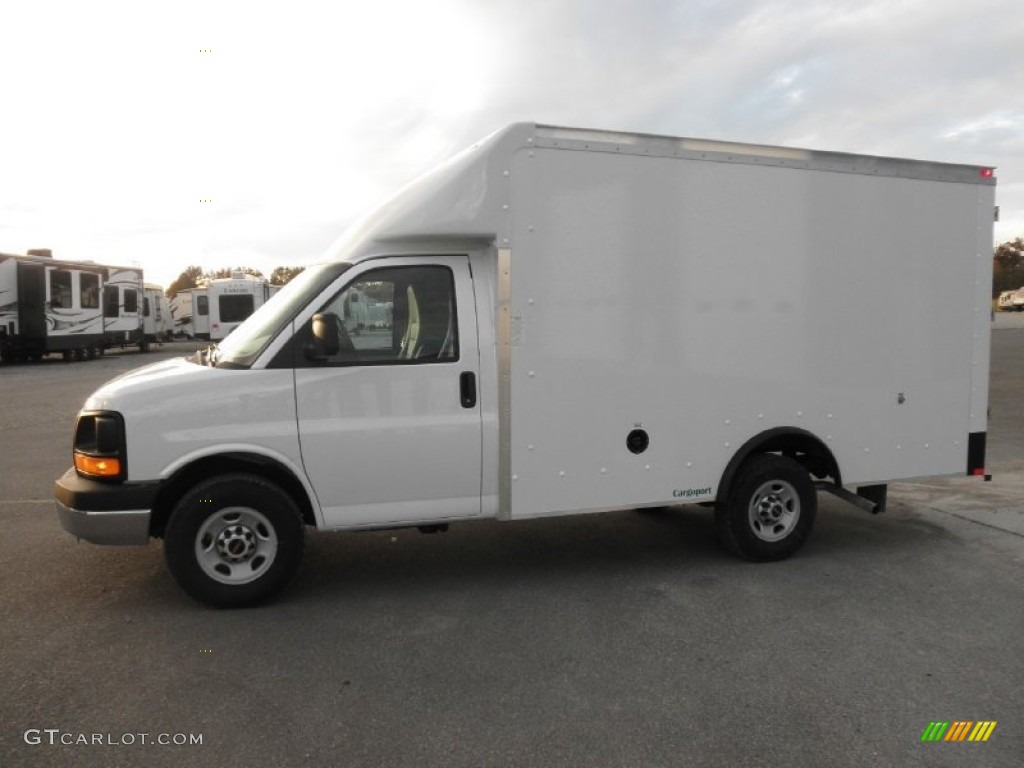 2014 Savana Cutaway 3500 Commercial Moving Truck - Summit White / Neutral photo #4