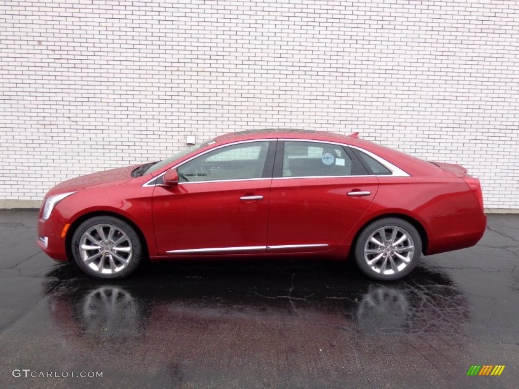 Crystal Red Tincoat 2014 Cadillac XTS Luxury FWD Exterior Photo #87572773