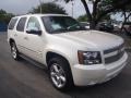 White Diamond Tricoat 2014 Chevrolet Tahoe LTZ Exterior