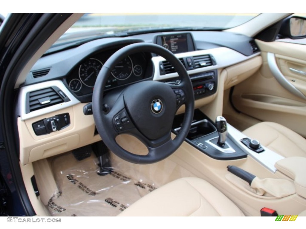 2013 3 Series 328i xDrive Sedan - Imperial Blue Metallic / Veneto Beige photo #10