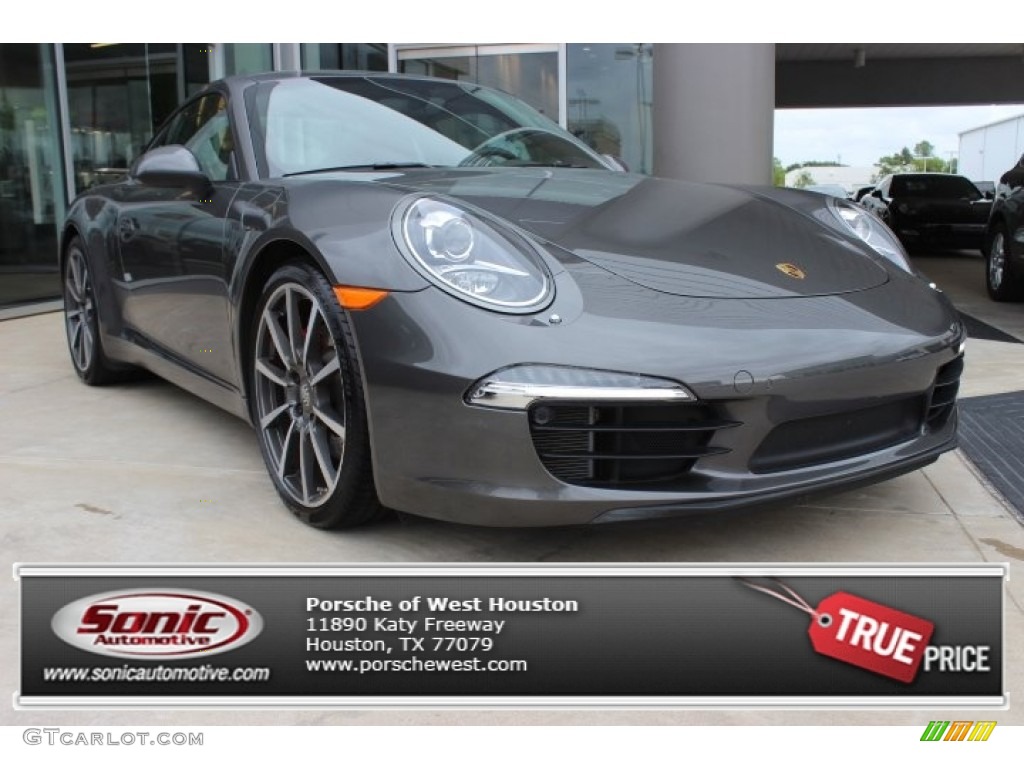 2012 New 911 Carrera S Coupe - Agate Grey Metallic / Platinum Grey photo #1