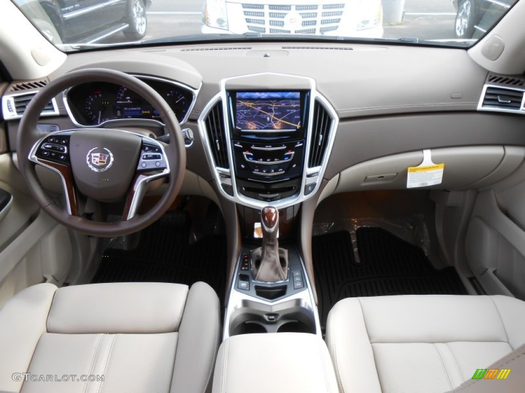 2014 Cadillac SRX Luxury Shale/Brownstone Dashboard Photo #87574150