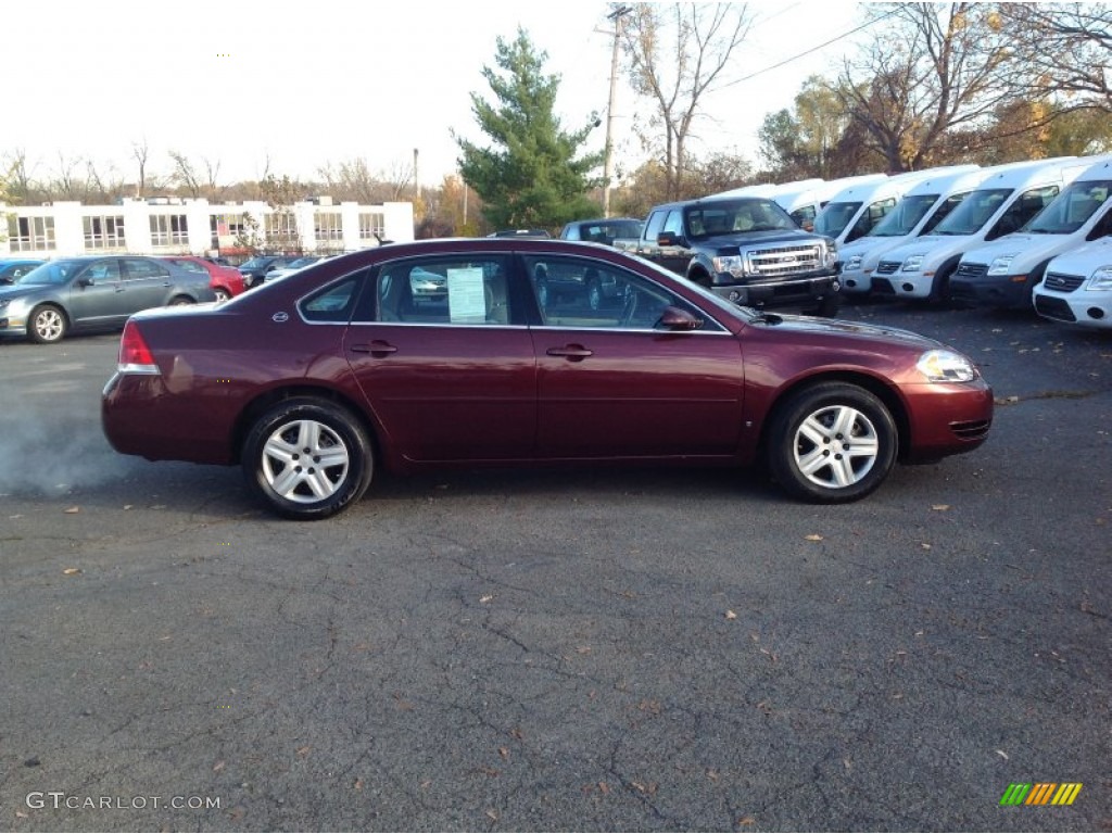 2007 Impala LS - Bordeaux Red / Gray photo #8