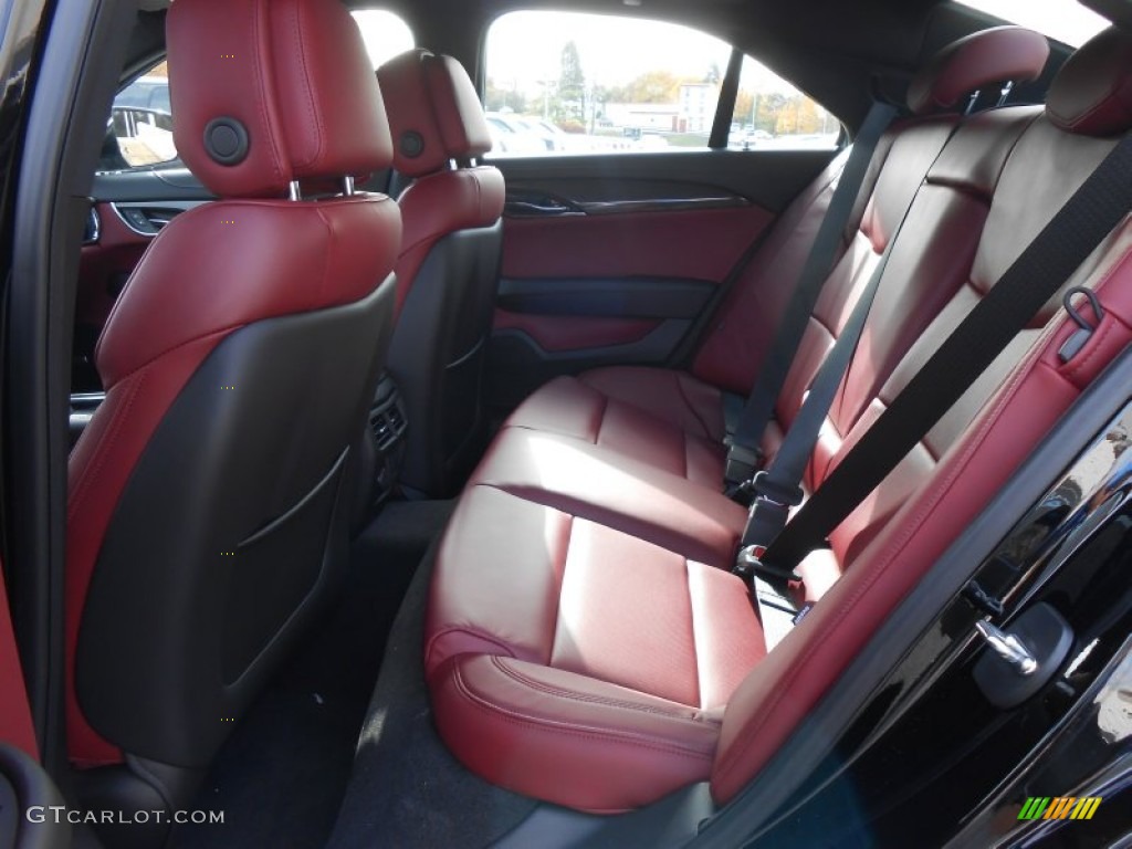 Morello Red/Jet Black Interior 2014 Cadillac ATS 2.0L Turbo AWD Photo #87574504