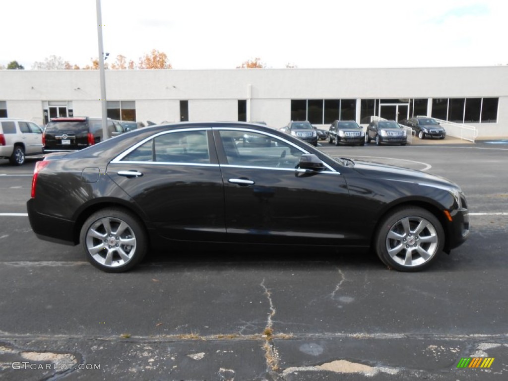 Black Diamond Tricoat 2014 Cadillac ATS 2.0L Turbo AWD Exterior Photo #87574747