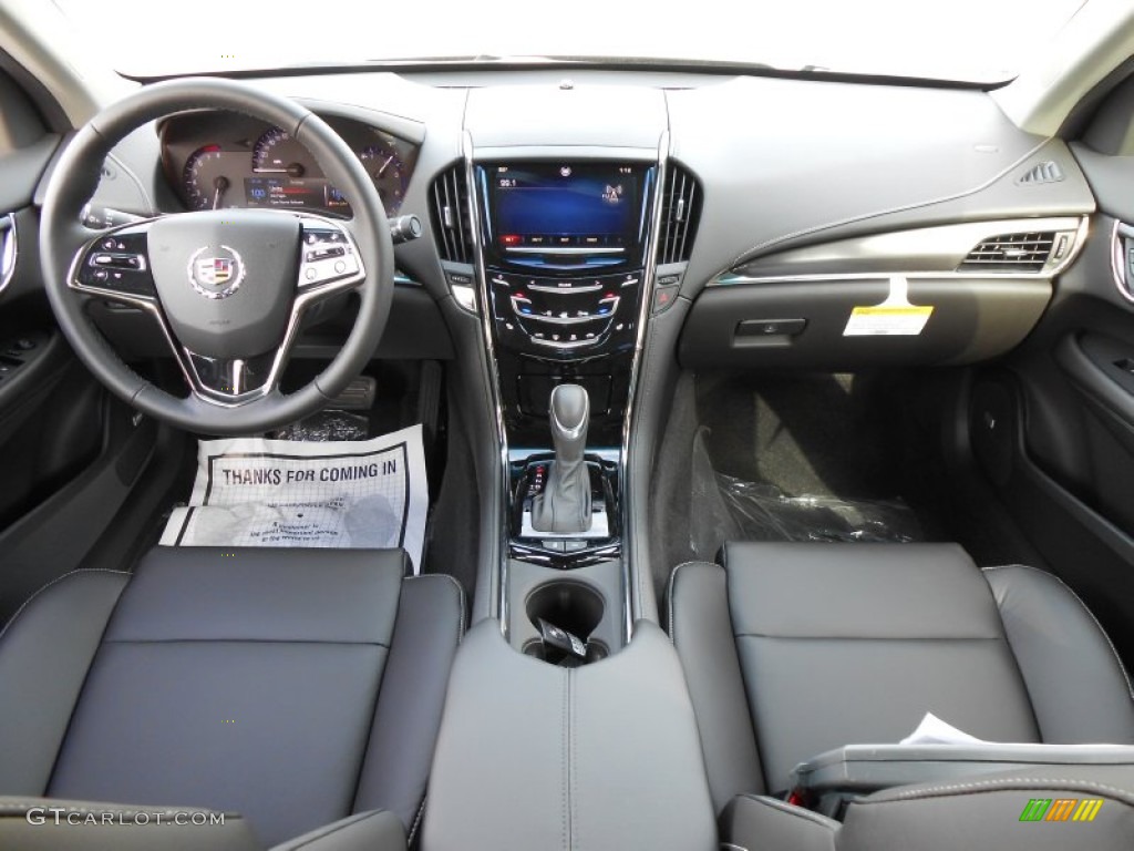 Jet Black/Jet Black Interior 2014 Cadillac ATS 2.0L Turbo AWD Photo #87574960