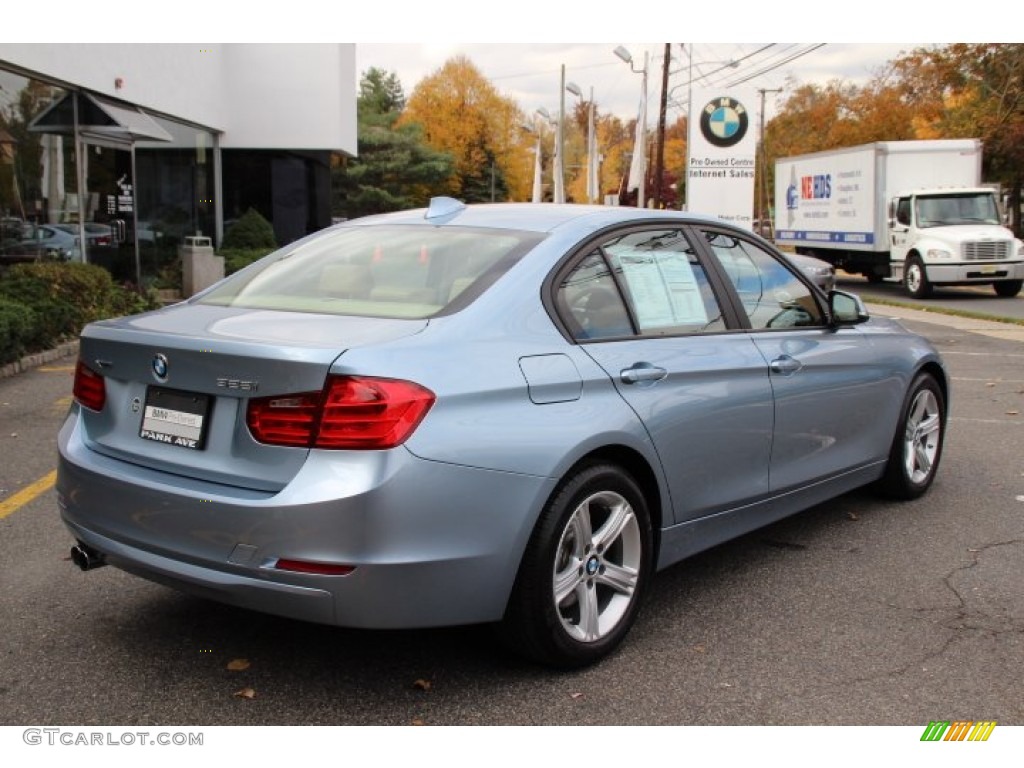 2013 3 Series 328i xDrive Sedan - Liquid Blue Metallic / Venetian Beige photo #3