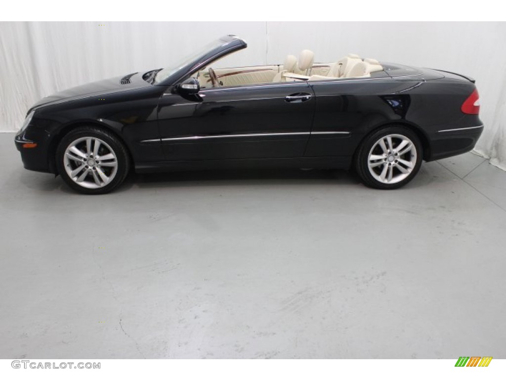 Black 2009 Mercedes-Benz CLK 350 Cabriolet Exterior Photo #87575089