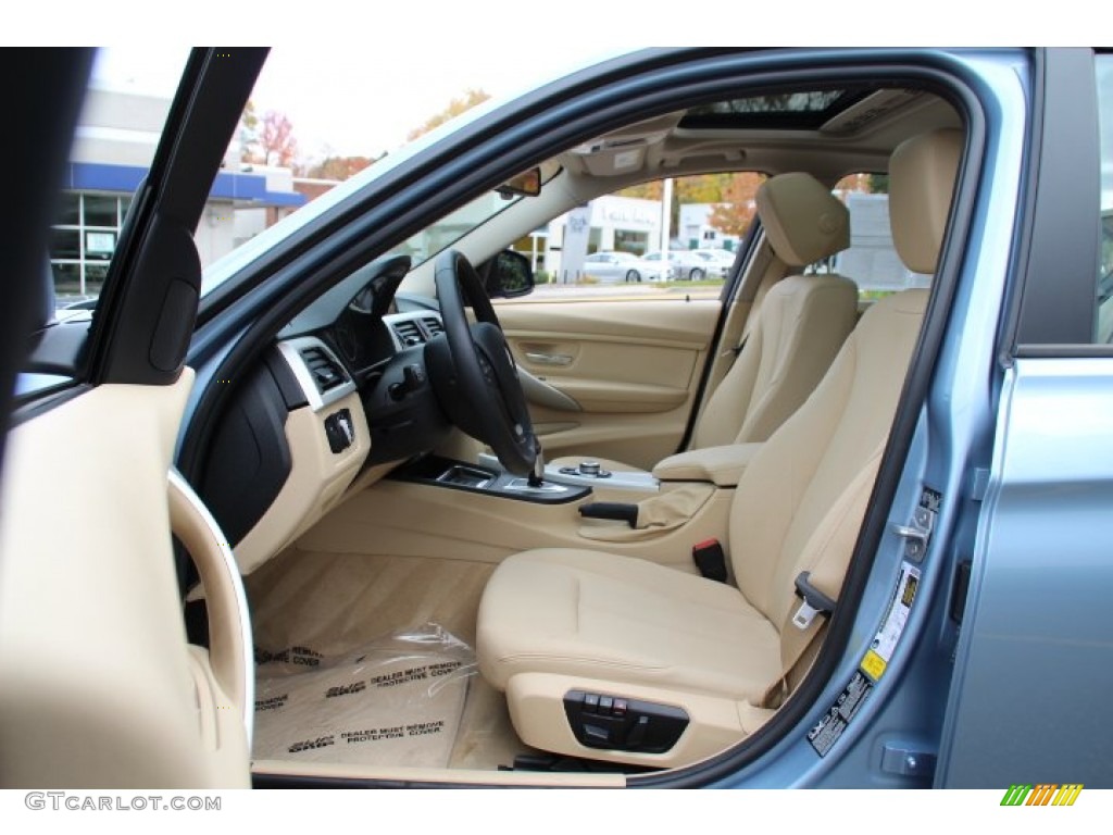 2013 3 Series 328i xDrive Sedan - Liquid Blue Metallic / Venetian Beige photo #11