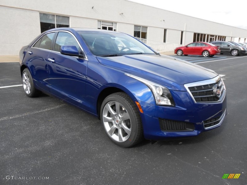 Opulent Blue Metallic 2014 Cadillac ATS 2.0L Turbo AWD Exterior Photo #87575575