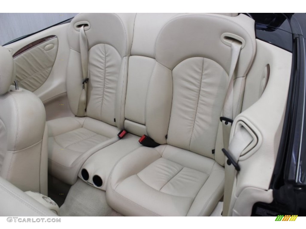 2009 Mercedes-Benz CLK 350 Cabriolet Rear Seat Photos