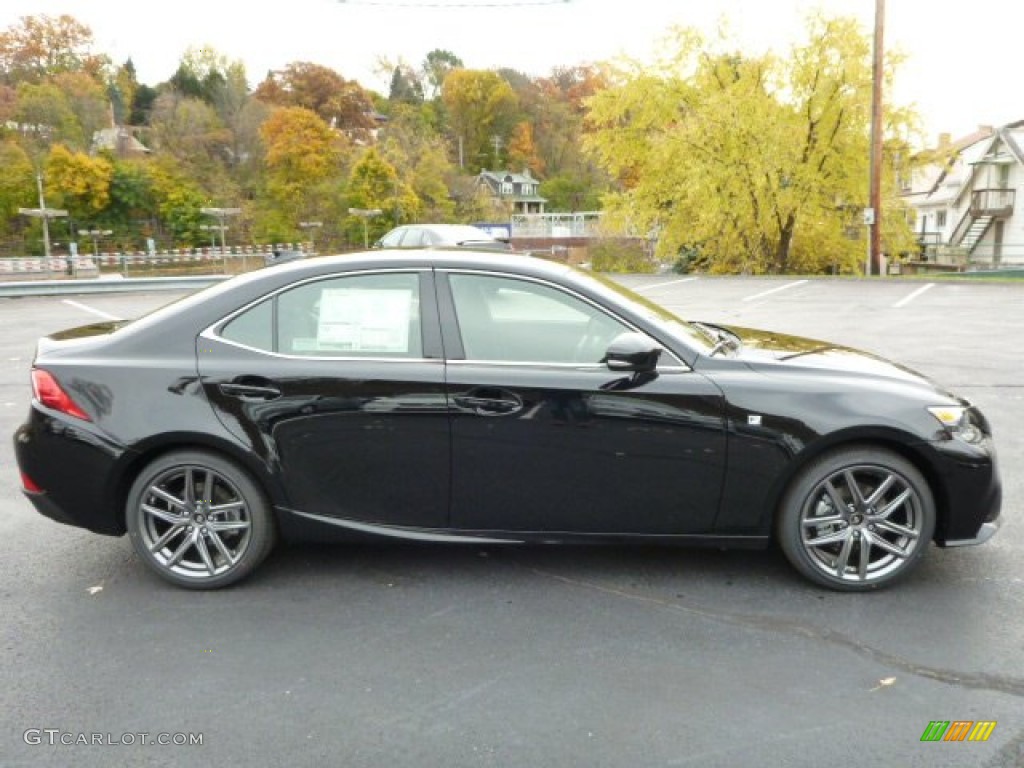 Obsidian Black 2014 Lexus IS 250 F Sport AWD Exterior Photo #87575608