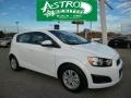 2013 Summit White Chevrolet Sonic LT Hatch  photo #1