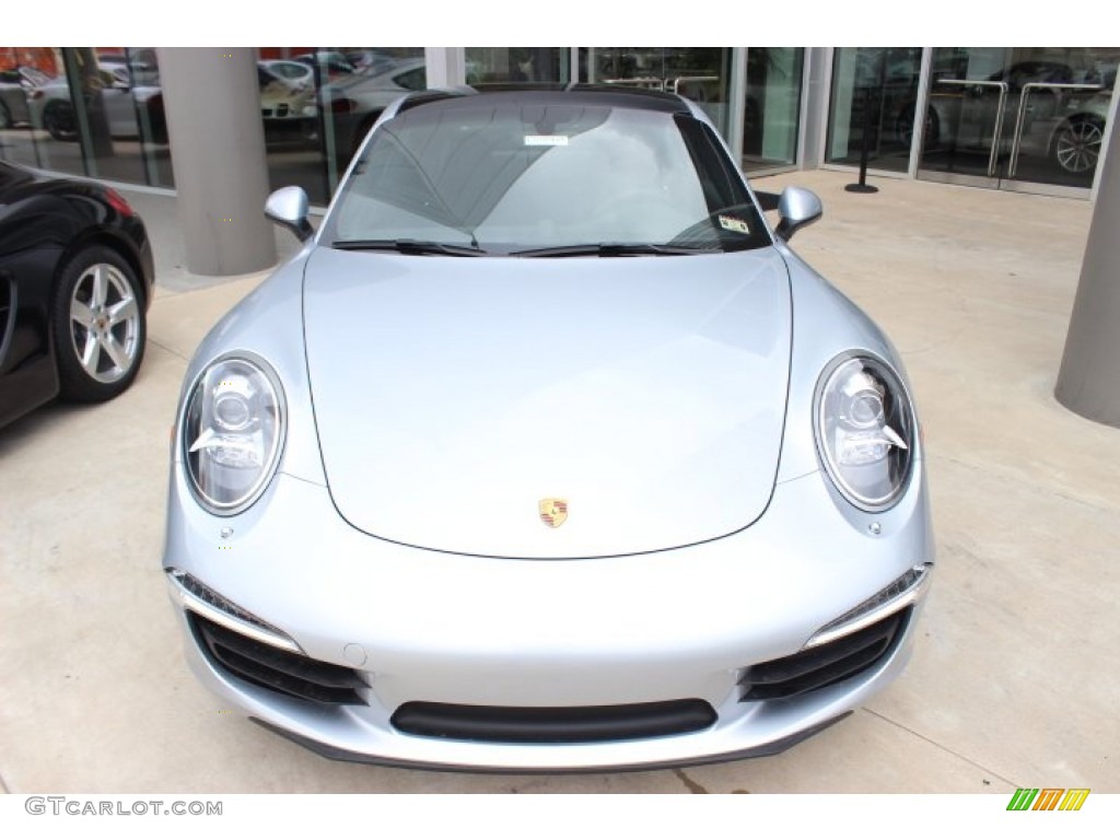 2014 911 Carrera 4S Coupe - Rhodium Silver Metallic / Black photo #2