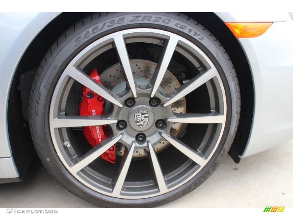 2014 911 Carrera 4S Coupe - Rhodium Silver Metallic / Black photo #9