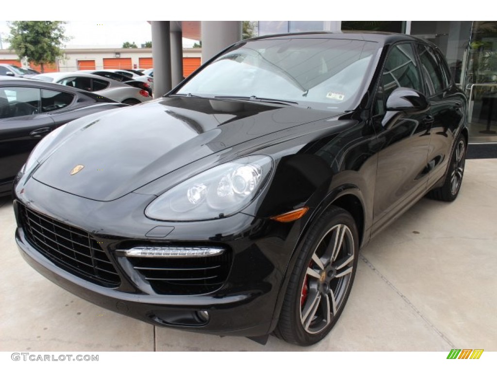 Black 2014 Porsche Cayenne Turbo S Exterior Photo #87577522