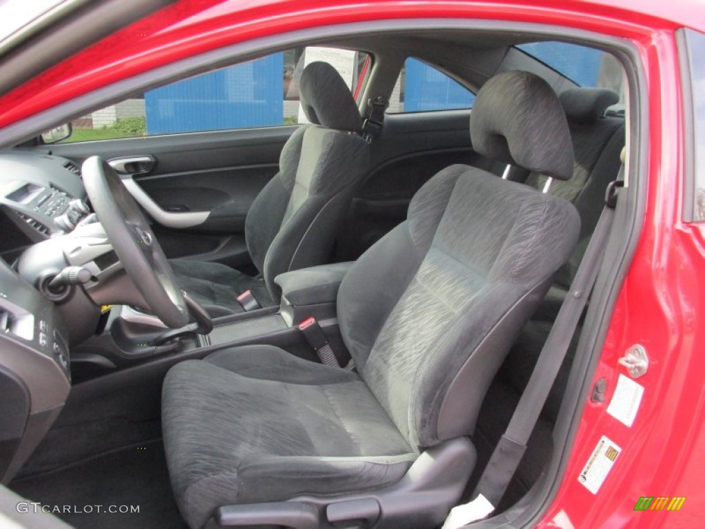 2007 Civic EX Coupe - Rallye Red / Black photo #12