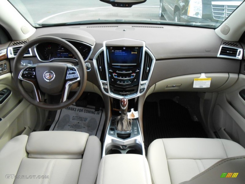 2014 Cadillac SRX Luxury Shale/Brownstone Dashboard Photo #87578095
