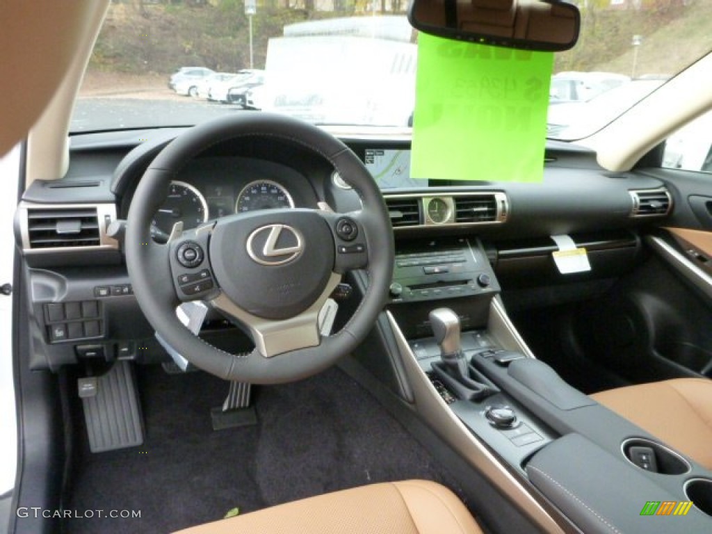 2014 IS 250 AWD - Starfire Pearl / Flaxen photo #12