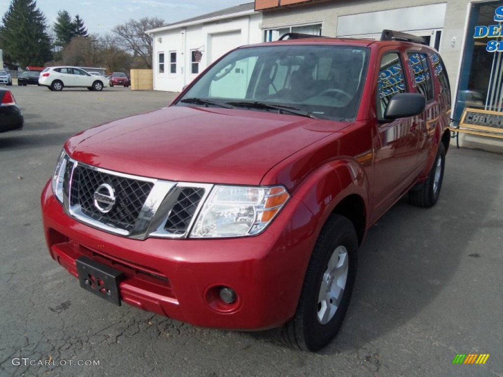 2011 Pathfinder S 4x4 - Red Brick / Graphite photo #4
