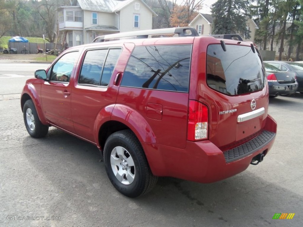 2011 Pathfinder S 4x4 - Red Brick / Graphite photo #6