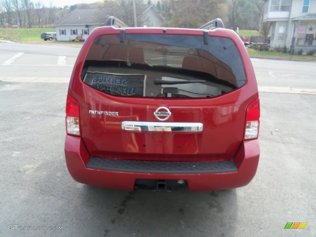2011 Pathfinder S 4x4 - Red Brick / Graphite photo #8