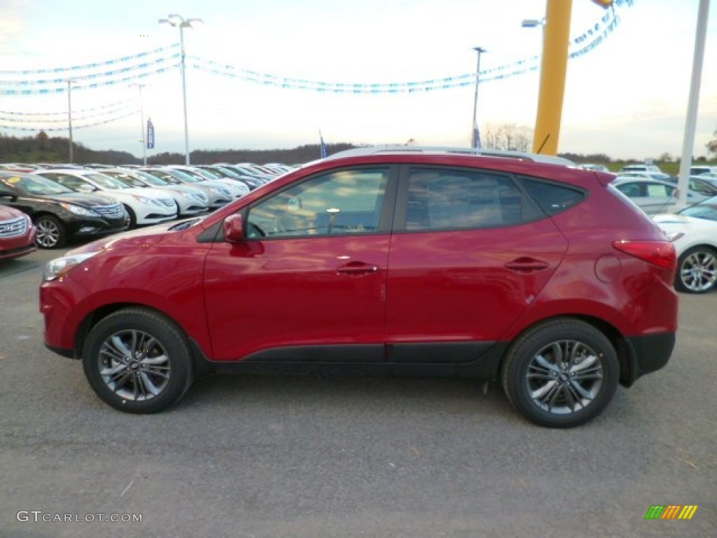 Garnet Red 2014 Hyundai Tucson SE AWD Exterior Photo #87579042