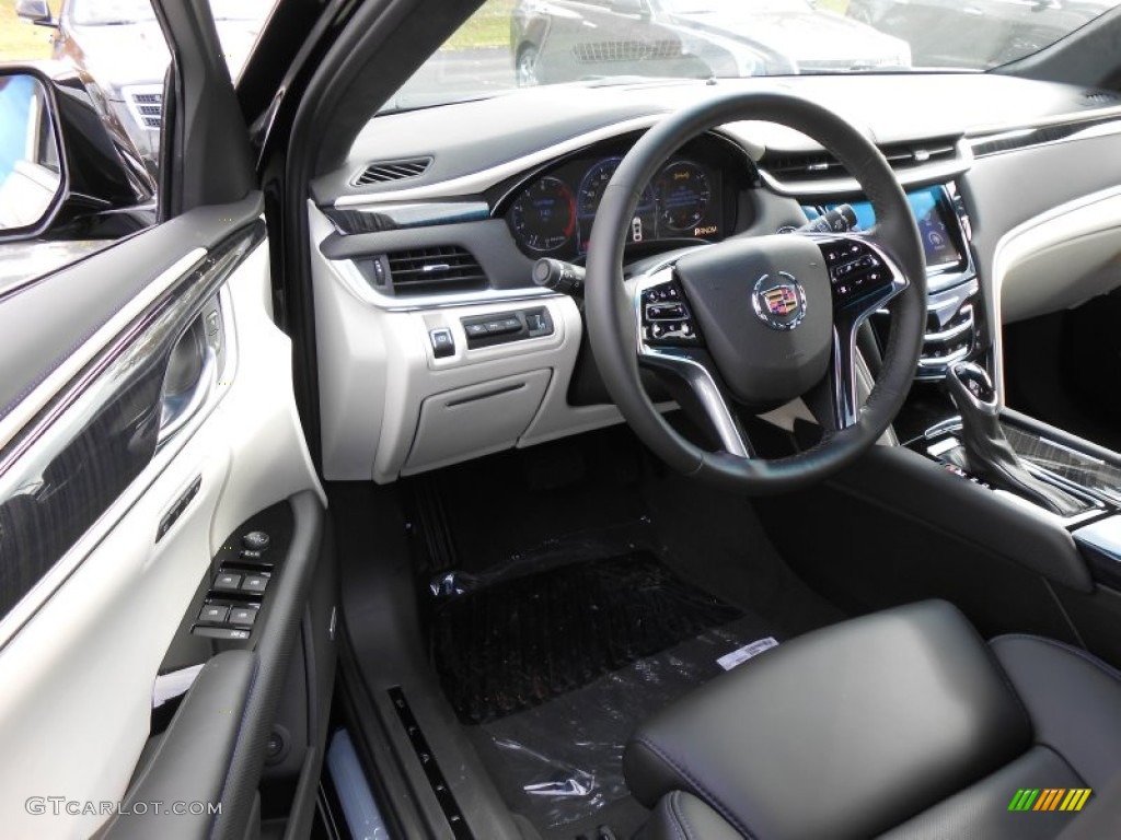Platinum Jet Black/Light Wheat Opus Full Leather Interior 2014 Cadillac XTS Vsport Platinum AWD Photo #87579187