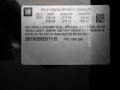 2014 Cadillac XTS Vsport Platinum AWD Info Tag