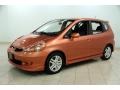 2008 Blaze Orange Metallic Honda Fit Sport  photo #3