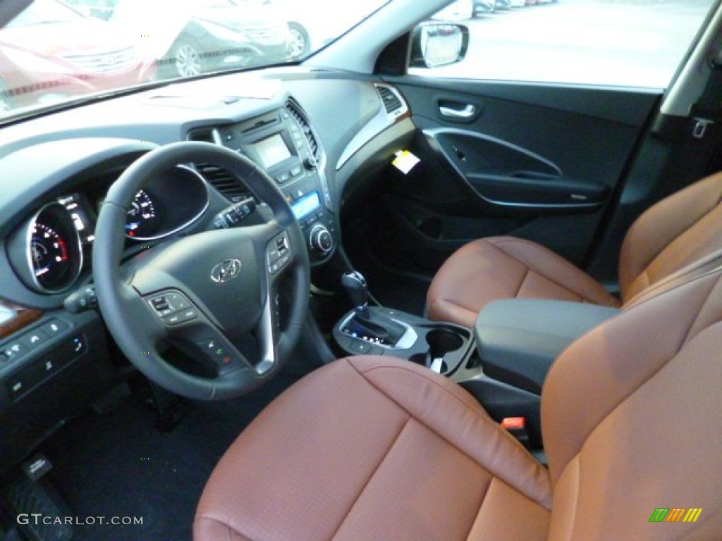 Saddle Interior 2014 Hyundai Santa Fe Sport 2.0T AWD Photo #87579796