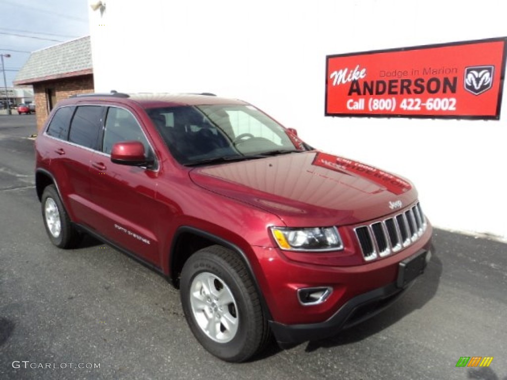 2014 Grand Cherokee Laredo 4x4 - Deep Cherry Red Crystal Pearl / Morocco Black photo #1