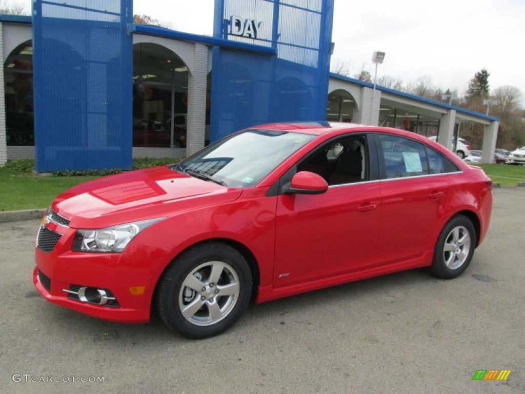 2014 Cruze LT - Red Hot / Jet Black/Sport Red photo #1