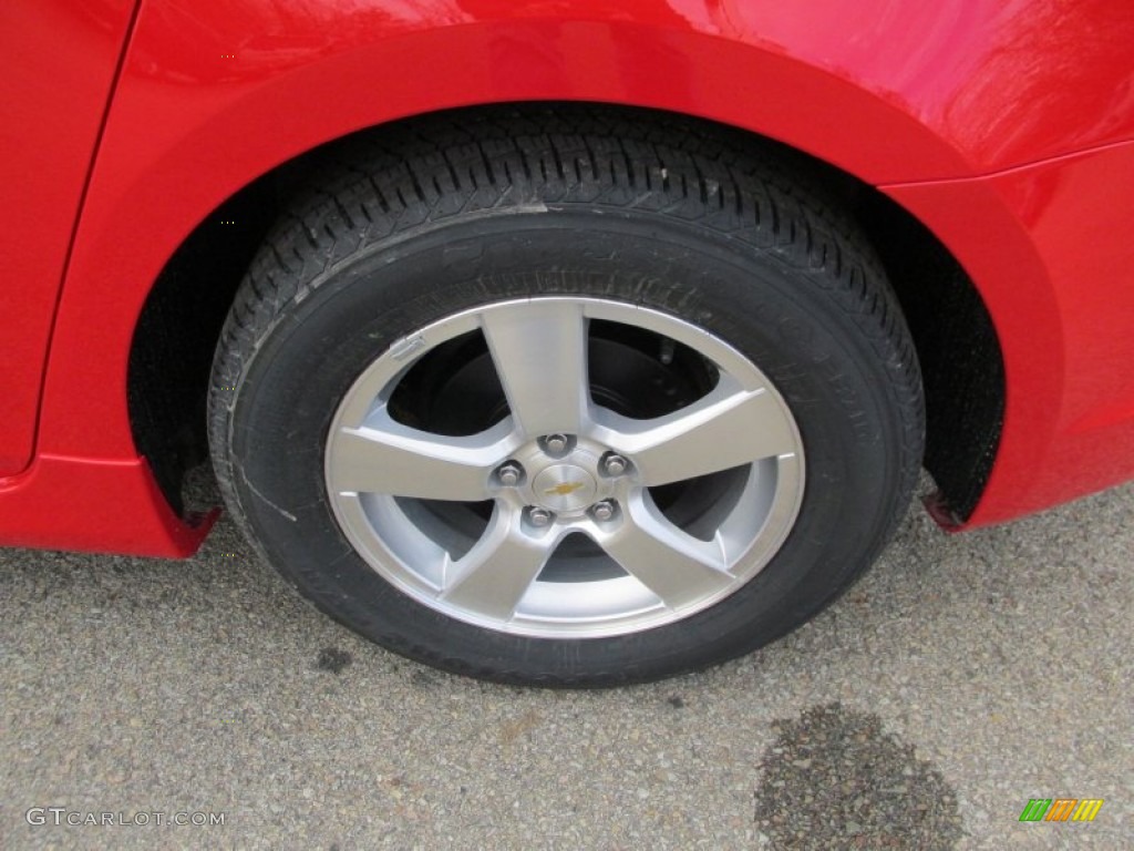 2014 Cruze LT - Red Hot / Jet Black/Sport Red photo #3