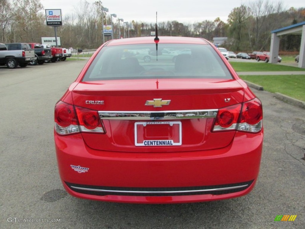 2014 Cruze LT - Red Hot / Jet Black/Sport Red photo #5