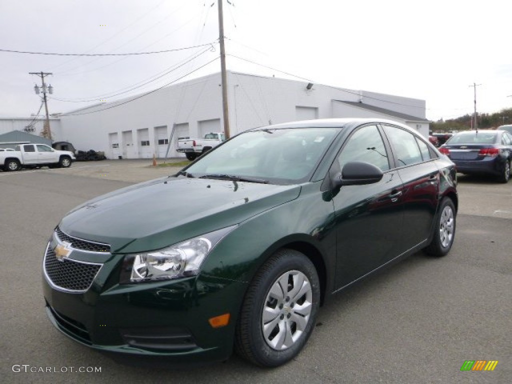 2014 Cruze LS - Rainforest Green Metallic / Jet Black/Medium Titanium photo #1