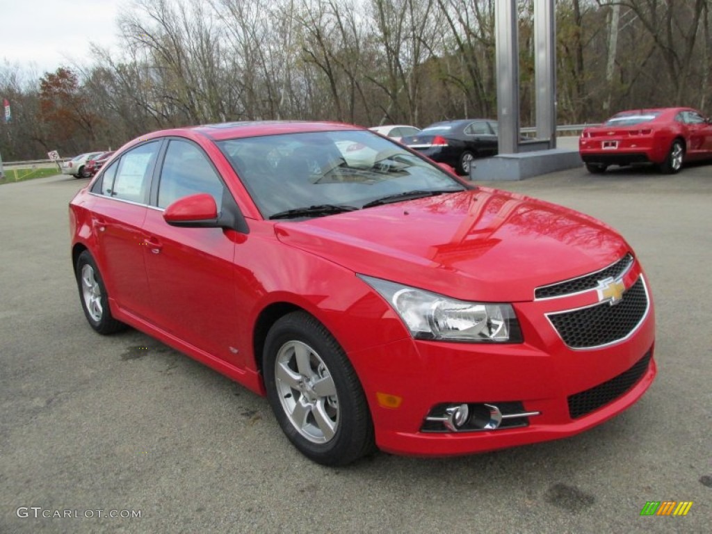 2014 Cruze LT - Red Hot / Jet Black/Sport Red photo #8
