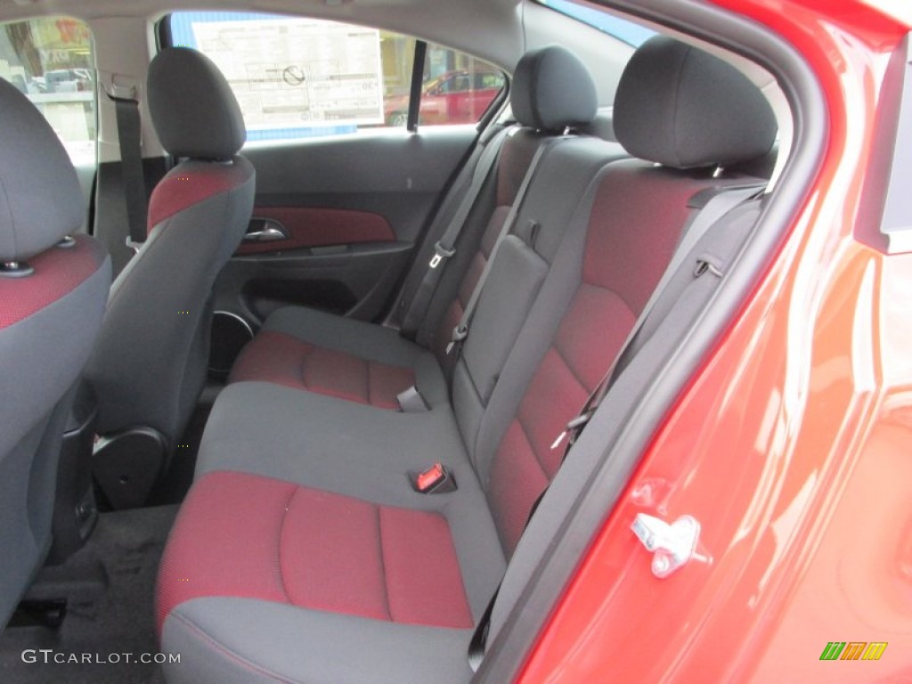 2014 Cruze LT - Red Hot / Jet Black/Sport Red photo #13