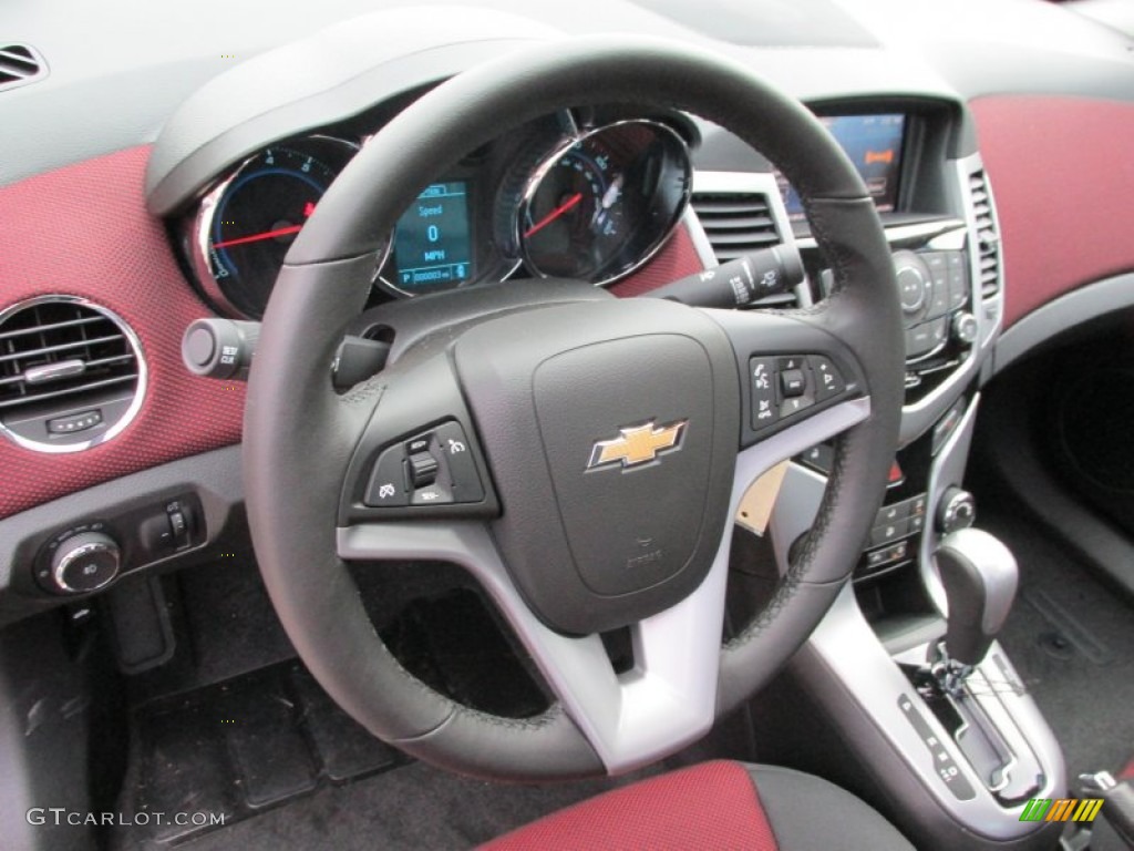 2014 Cruze LT - Red Hot / Jet Black/Sport Red photo #14