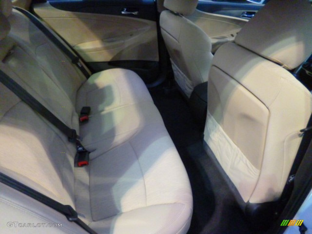2014 Sonata GLS - Pearl White / Camel photo #11