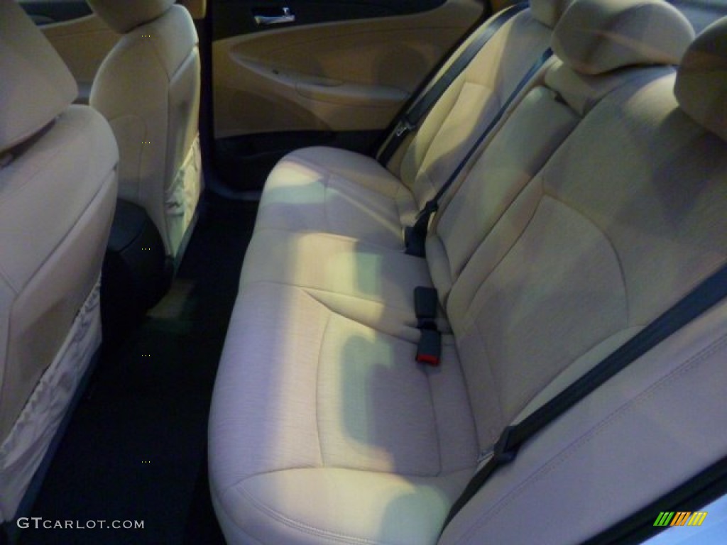 2014 Sonata GLS - Pearl White / Camel photo #12
