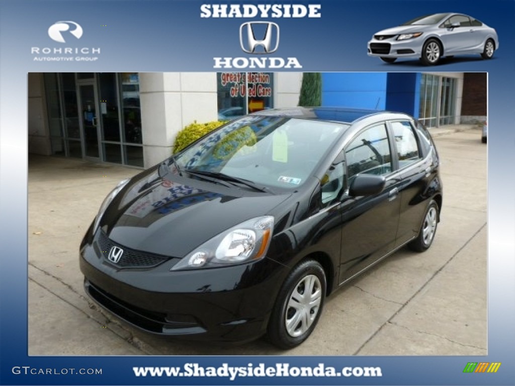 Crystal Black Pearl Honda Fit