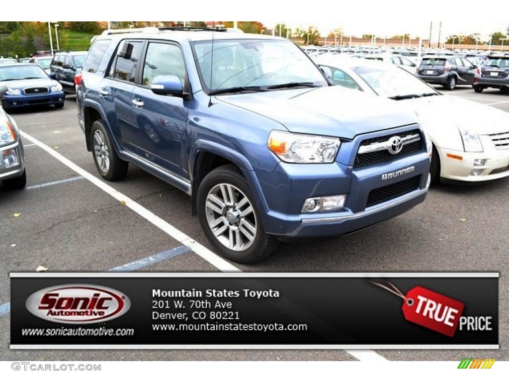 2011 4Runner Limited 4x4 - Shoreline Blue Pearl / Sand Beige Leather photo #1