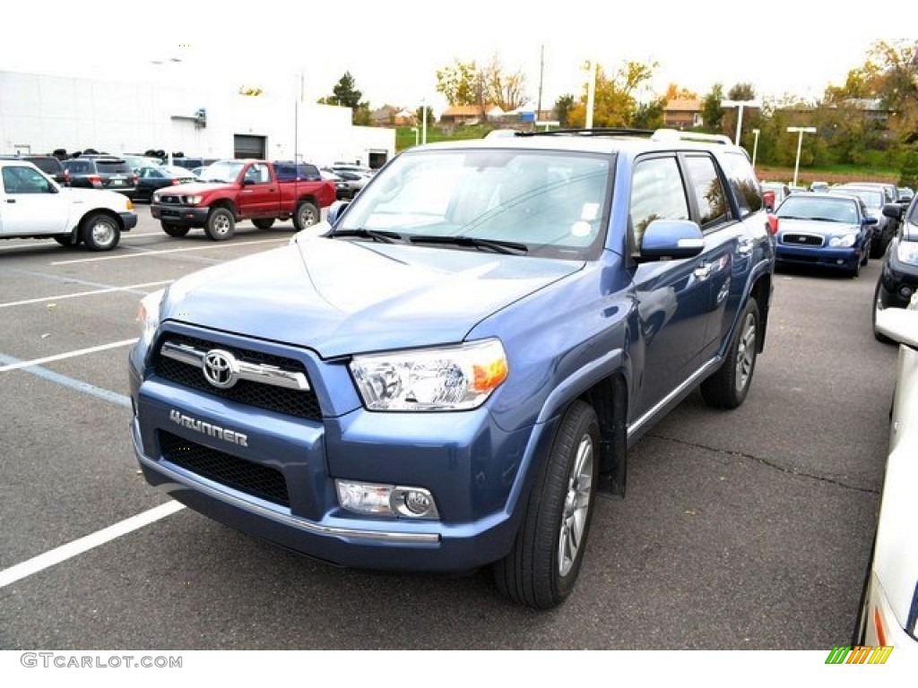 2011 4Runner Limited 4x4 - Shoreline Blue Pearl / Sand Beige Leather photo #4