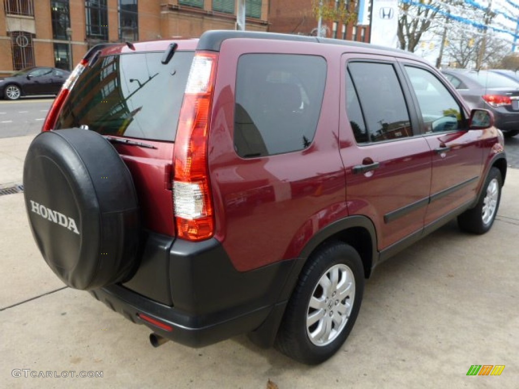 2006 CR-V EX 4WD - Redondo Red Pearl / Ivory photo #11