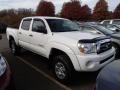 Super White 2010 Toyota Tacoma V6 Double Cab 4x4