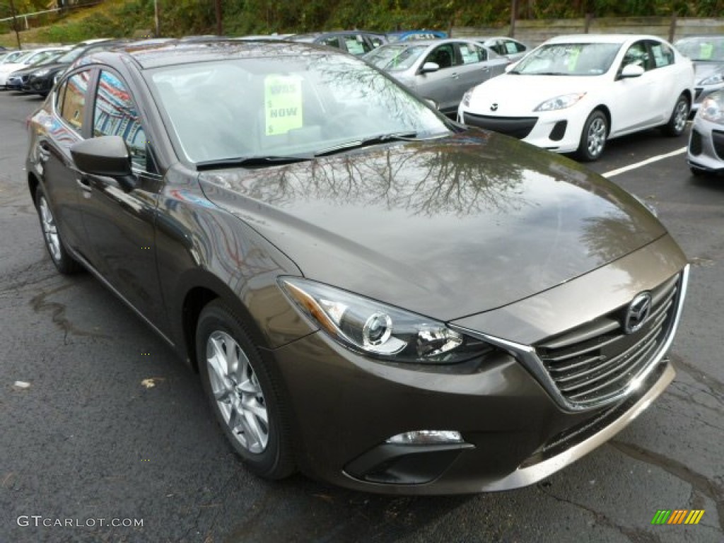 Meteor Gray Mica 2014 Mazda MAZDA3 i Grand Touring 4 Door Exterior Photo #87582628